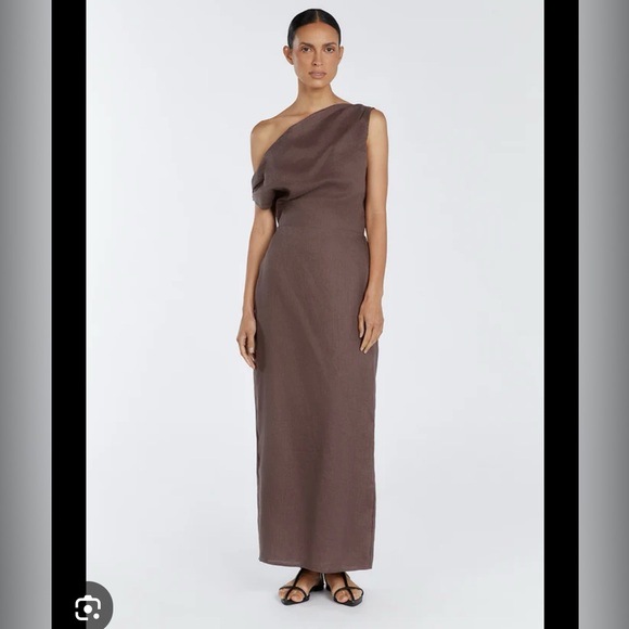 Dissh Cass Linen Midi Dress - Picture 3 of 7